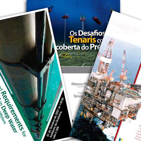 Cartazes para eventos a Indústria do Petróleo