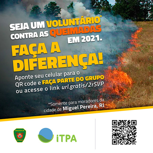 Campanha de combate às queimadas em Miguel Pereira, Rio de janeiro
