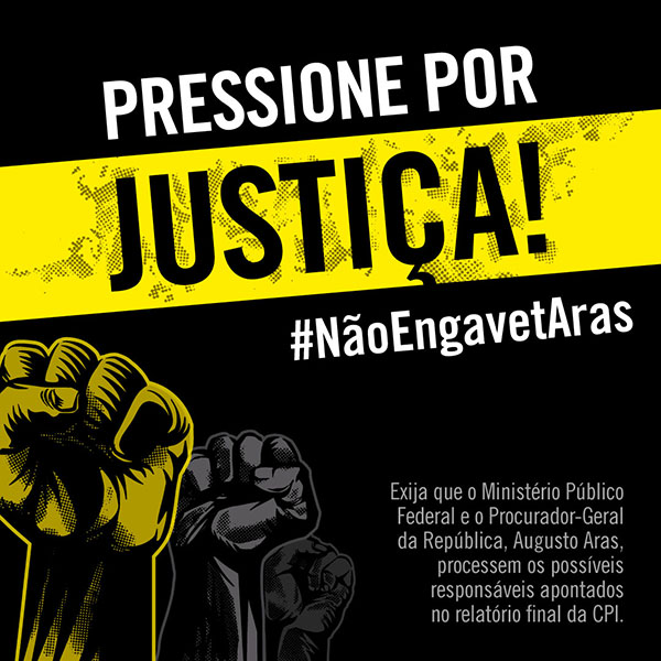 Campanha para pressionar o governo brasileiro