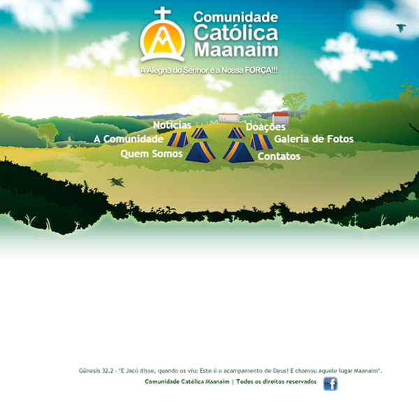 Site da Comunidade Católica Maanaim